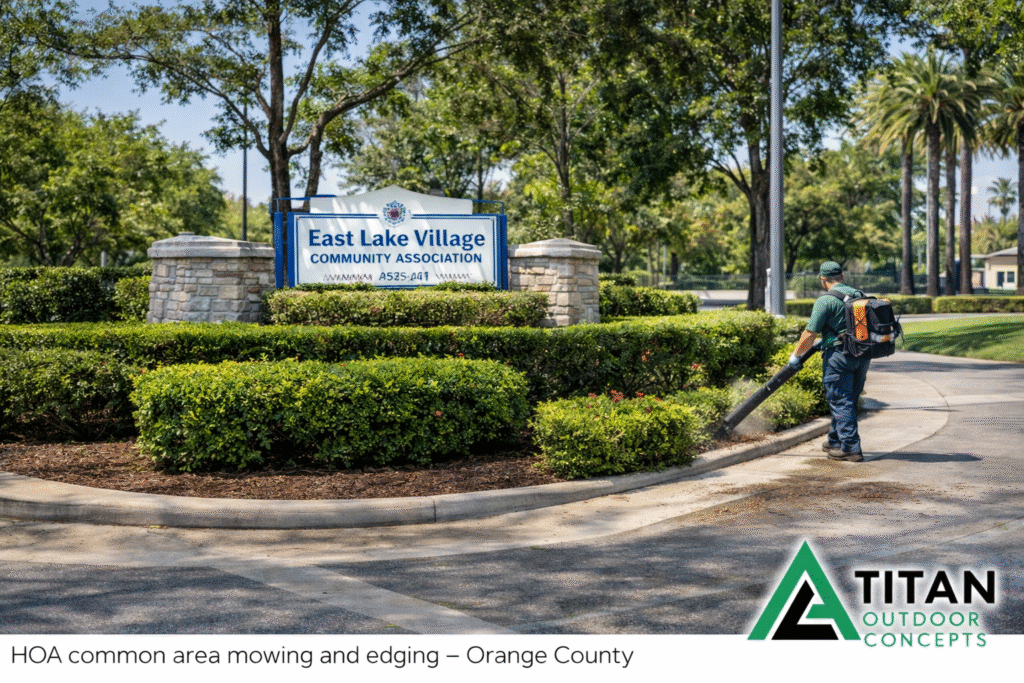 HOA Common Areas Mowing and Property Enhancement